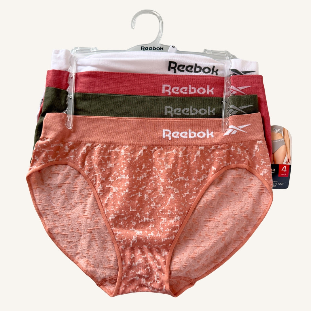 4 pzs. de ropa interior Reebok para dama
