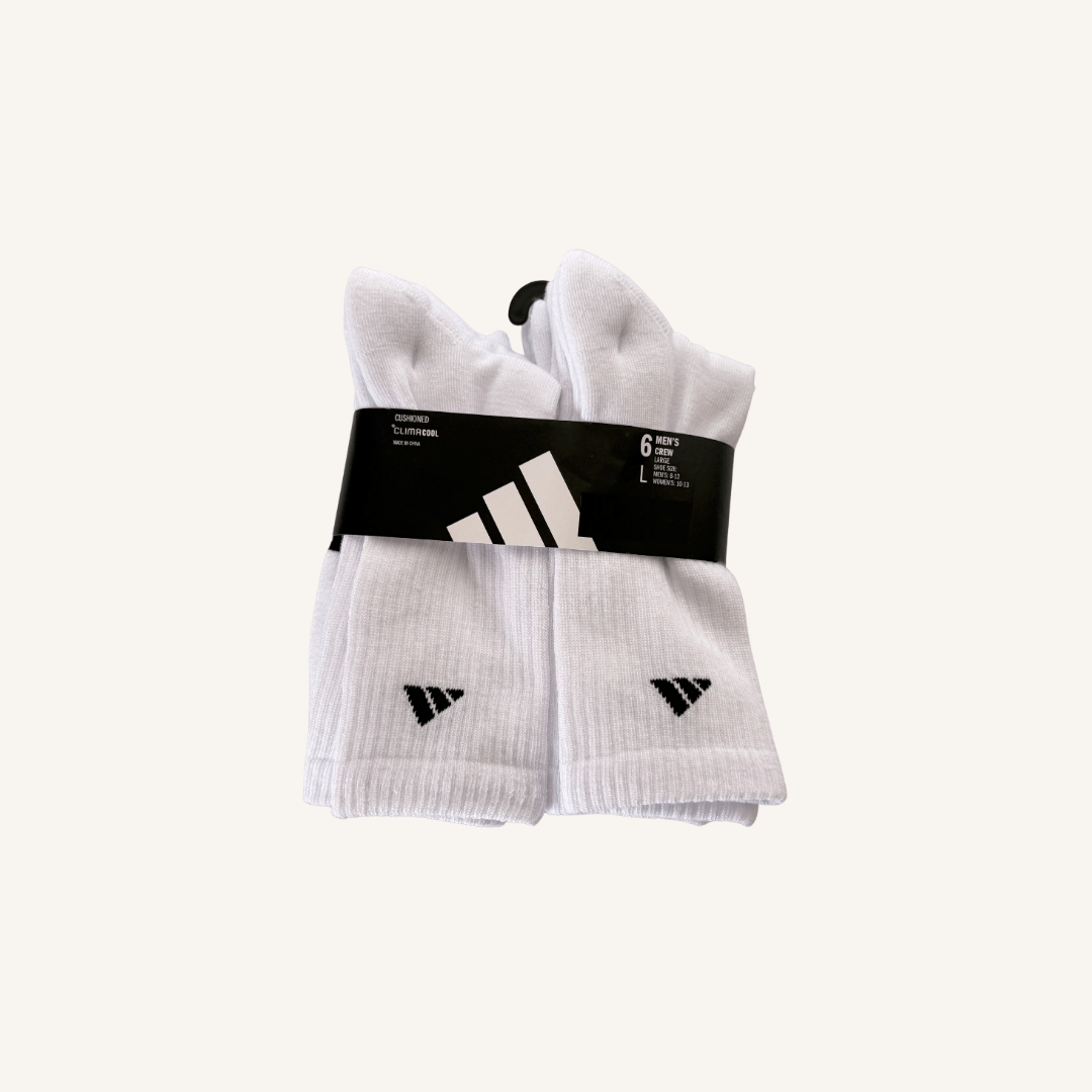 6 Pares de Calcetas Adidas