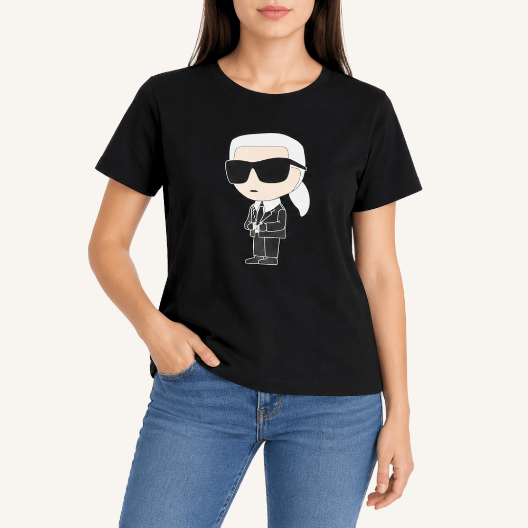 Playera Karl Lagerfeld Negra