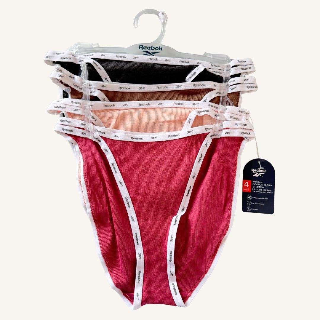 4 pzs. de ropa interior Reebok para dama