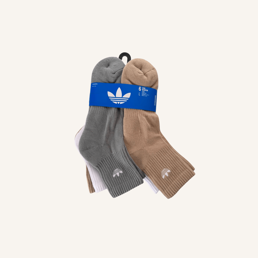 6 Pares de Calcetines Adidas