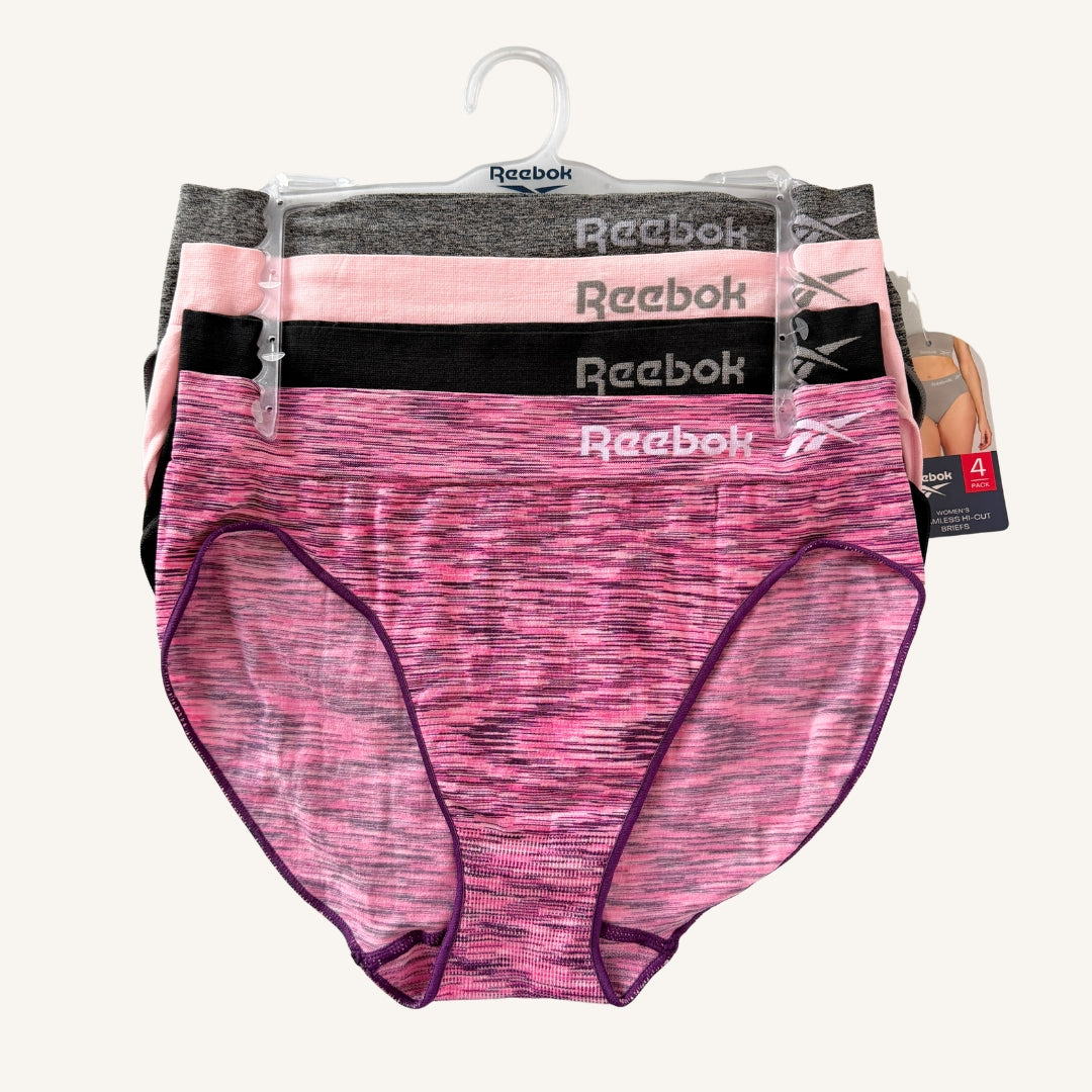 4 pzs. de ropa interior Reebok para dama