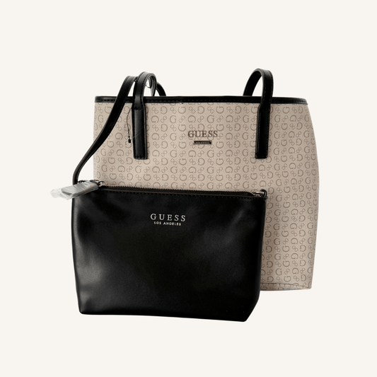 Satchel con cosmetiquera Guess