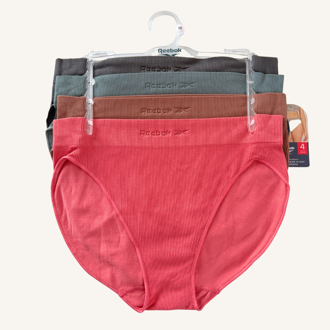 4 pzs. de ropa interior Reebok para dama