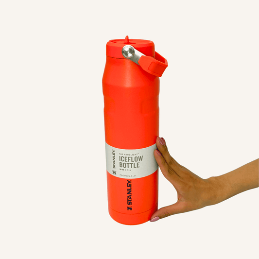 Termo naranja neon Stanley