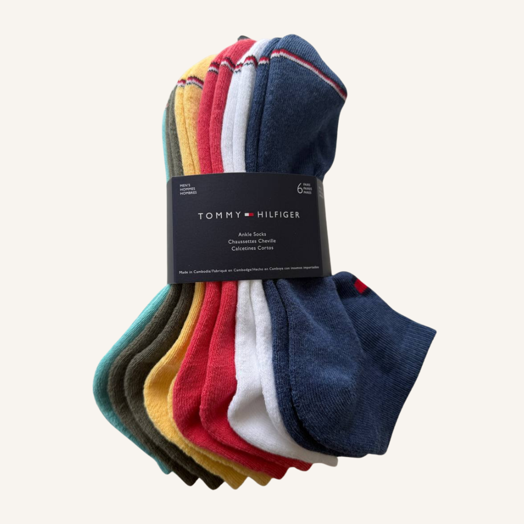 6 Pares De Calcetines Tommy Hilfinger